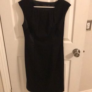 Black sheath dress